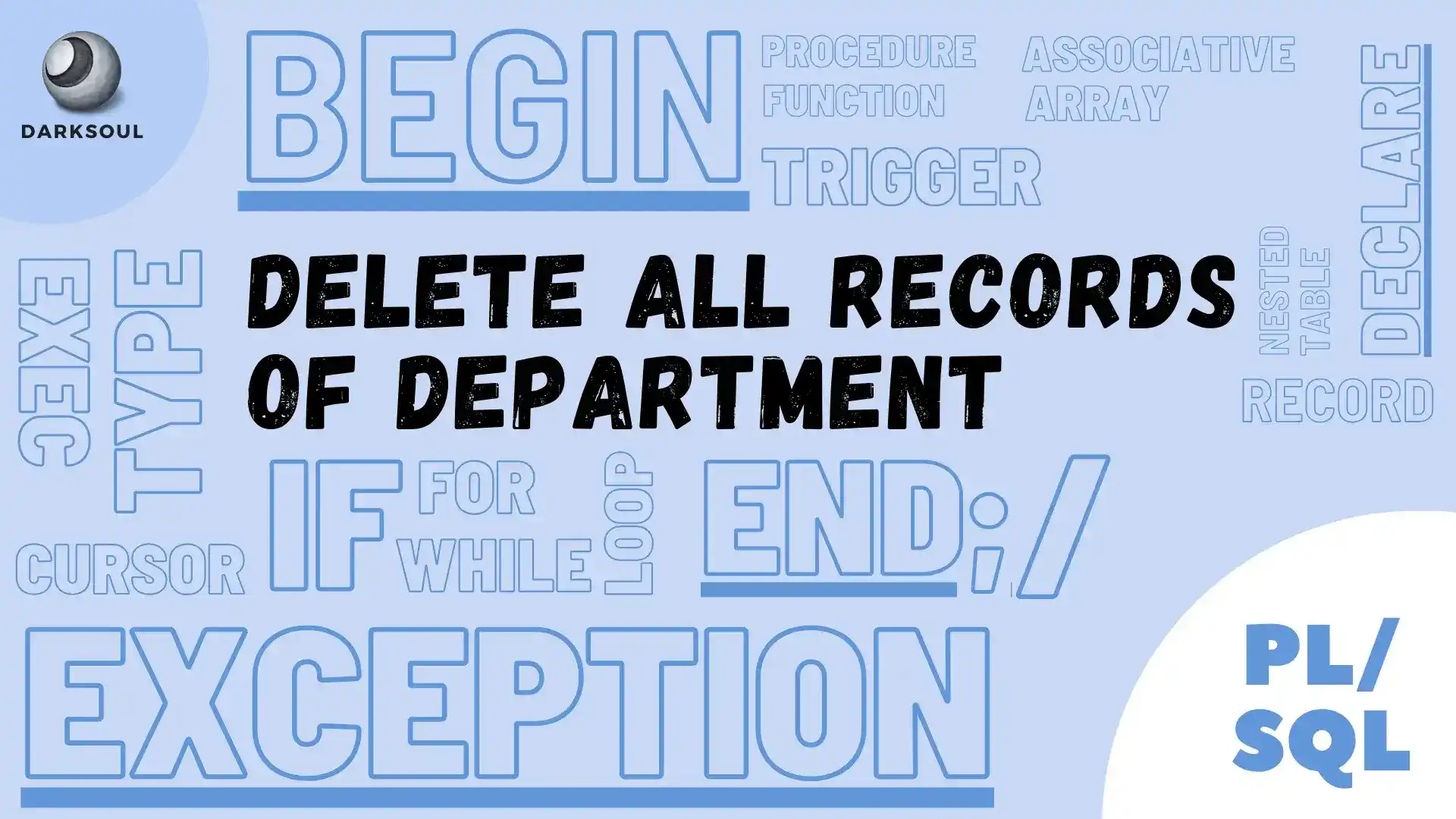 Delete all records of Department which is located in CHN-102 - cover image